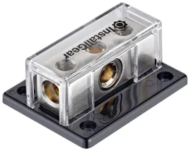 0/2/4 Awg Gauge Power Distribution Block 1/0 Gauge In To (2) 4/8 Gauge Out