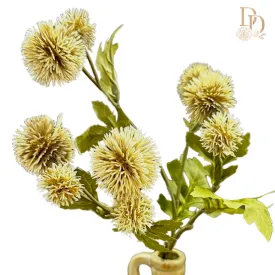 22" Cream Pom Pom Stem