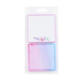 3 x 3 Sticky Notes: Flower & Watercolor, 50 Sheets, 2 Pieces