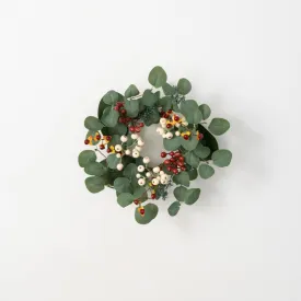 4.5" Eucalyptus/Berry Ring