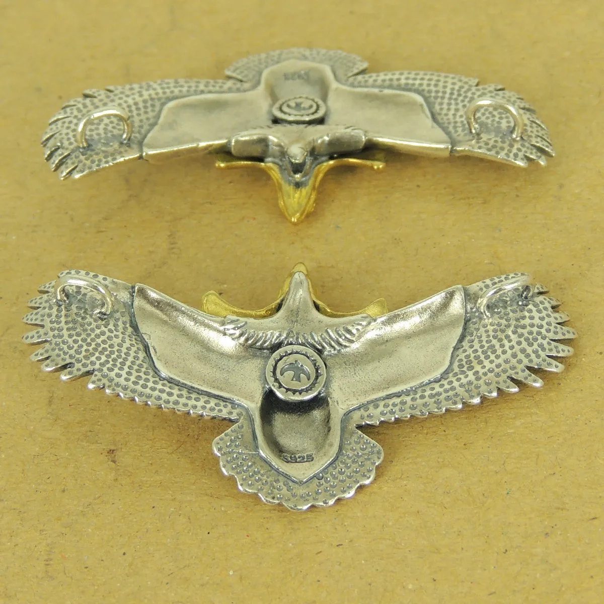925 Stamp Sterling Silver Brass Eagle Head Charm Vintage DIY Jewelry Making WSP528 Wholesale: See Discount Coupons in Item Details