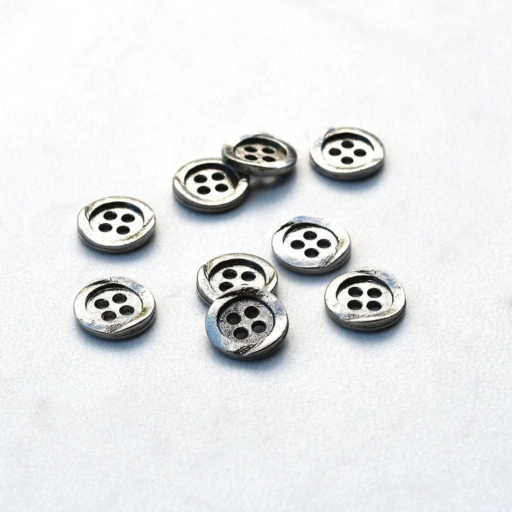 Antiqued Metal Look Button