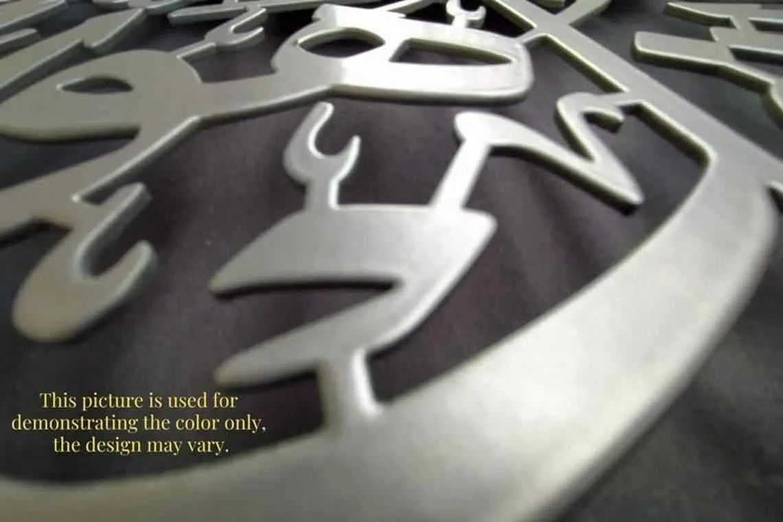 As-Salamu Alaykum Wa-Rahmatullahi Wa Barakatuh Metal Islamic Wall Art