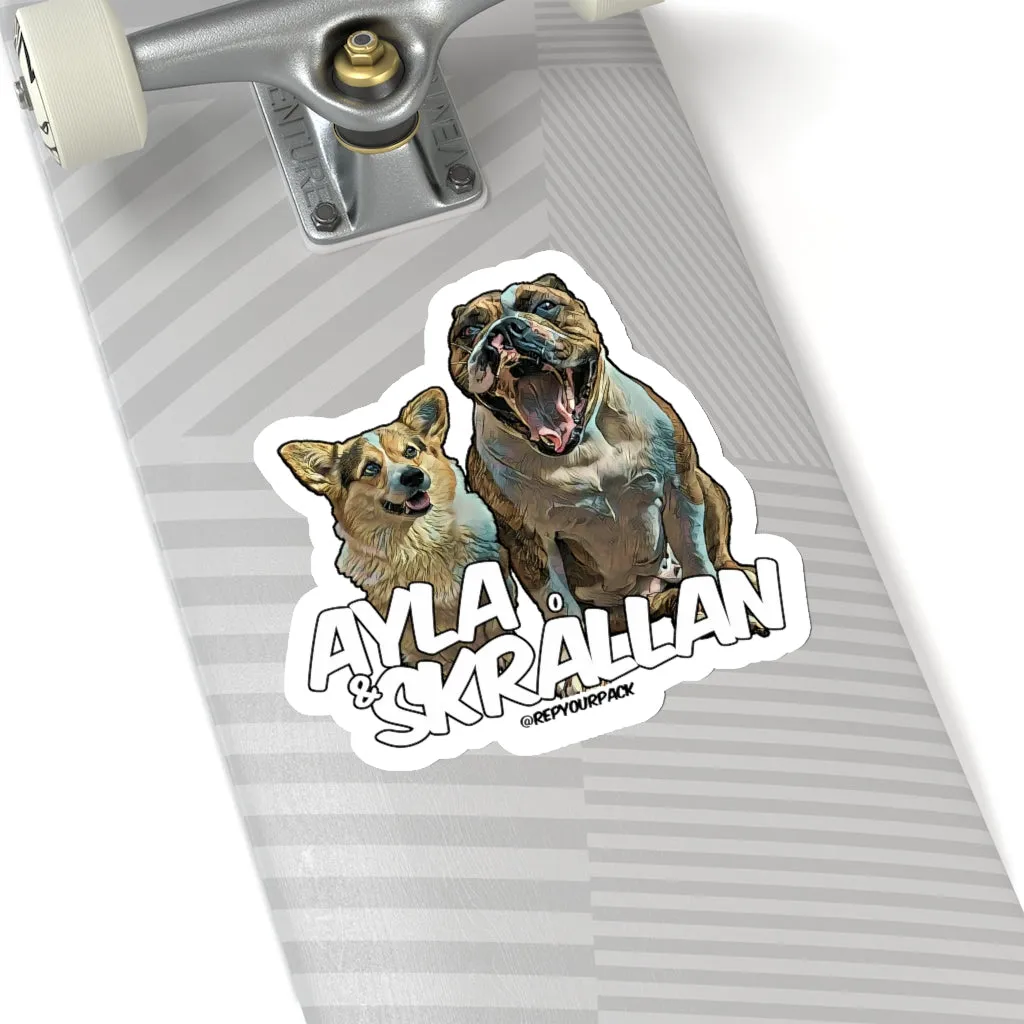 Ayla & Skrallan Stickers