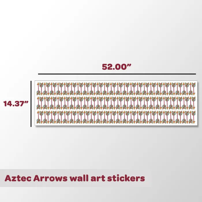 Aztec Arrows Mini Wall Art Stickers
