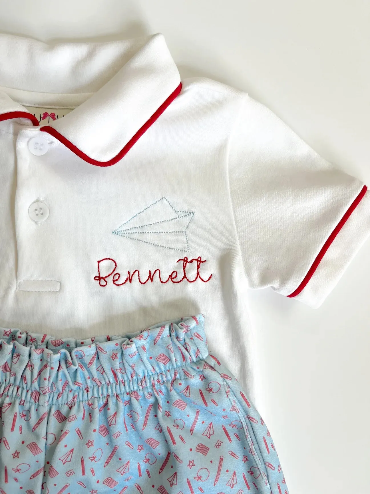 Back to School Shep Polo Set