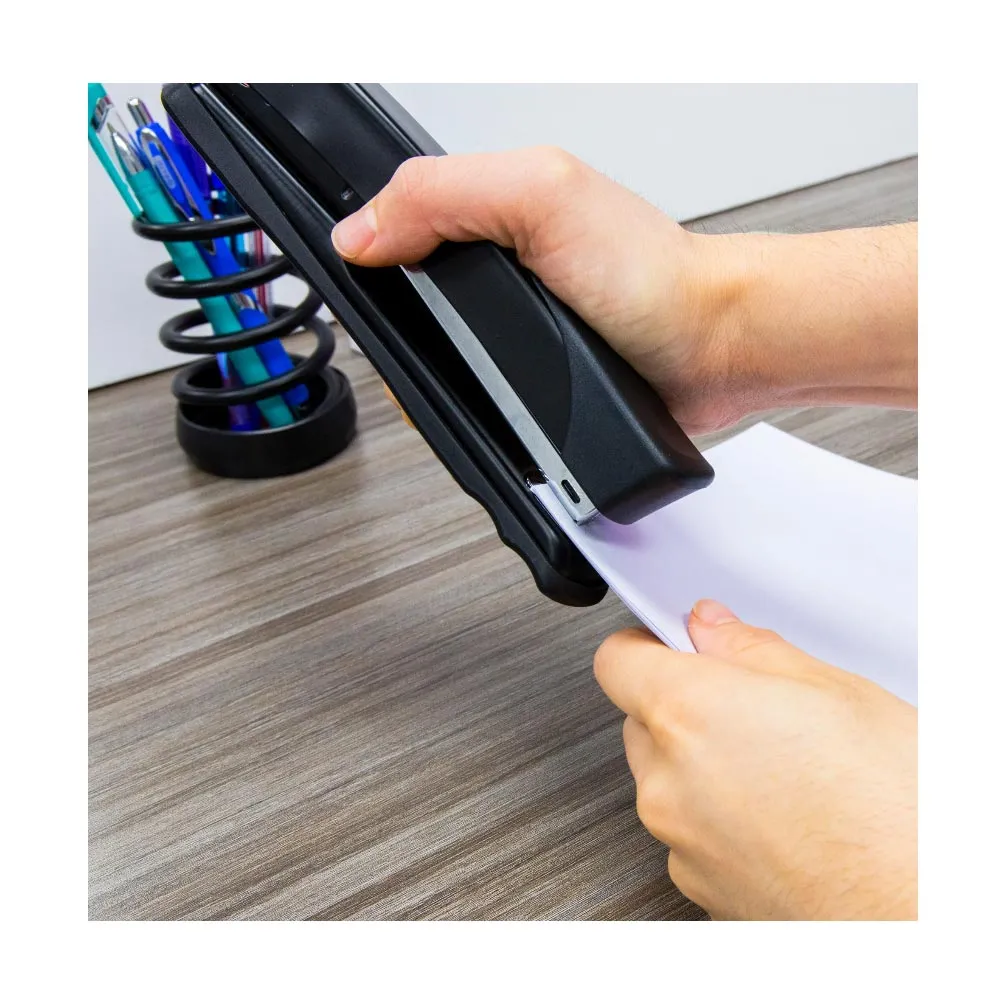BAZIC Metal Stapler Set Refill Remover Office Desktop 1250 Staples Standard