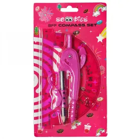 Bff Compass And Protractor Set - Pink