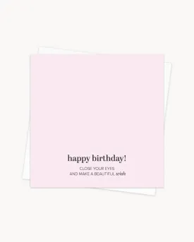 Birthday Small Gift Card
