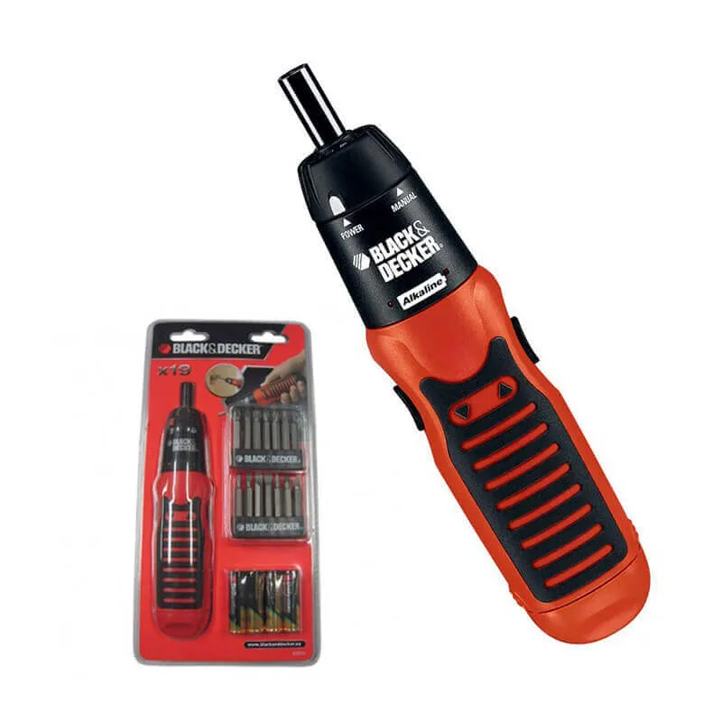 Black & Decker: A7073 AA Cells Powered Screwdriver Set