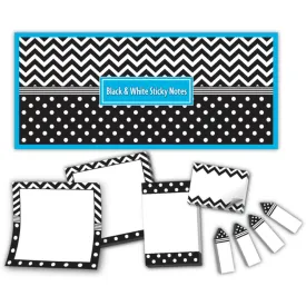 Black & White Sticky Notes