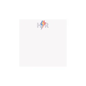 Bold Bolt Initials Notepad- Personalized