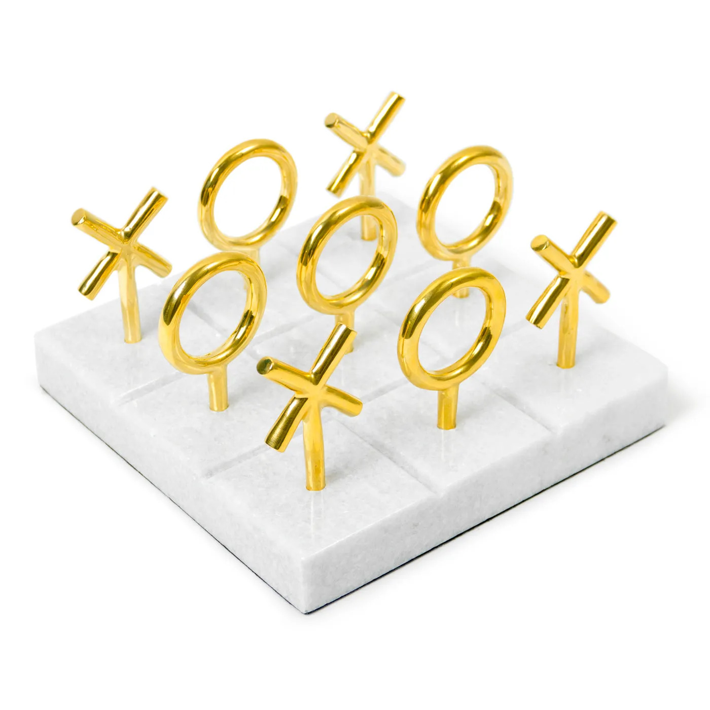 Brass Tic-Tac-Toe Set