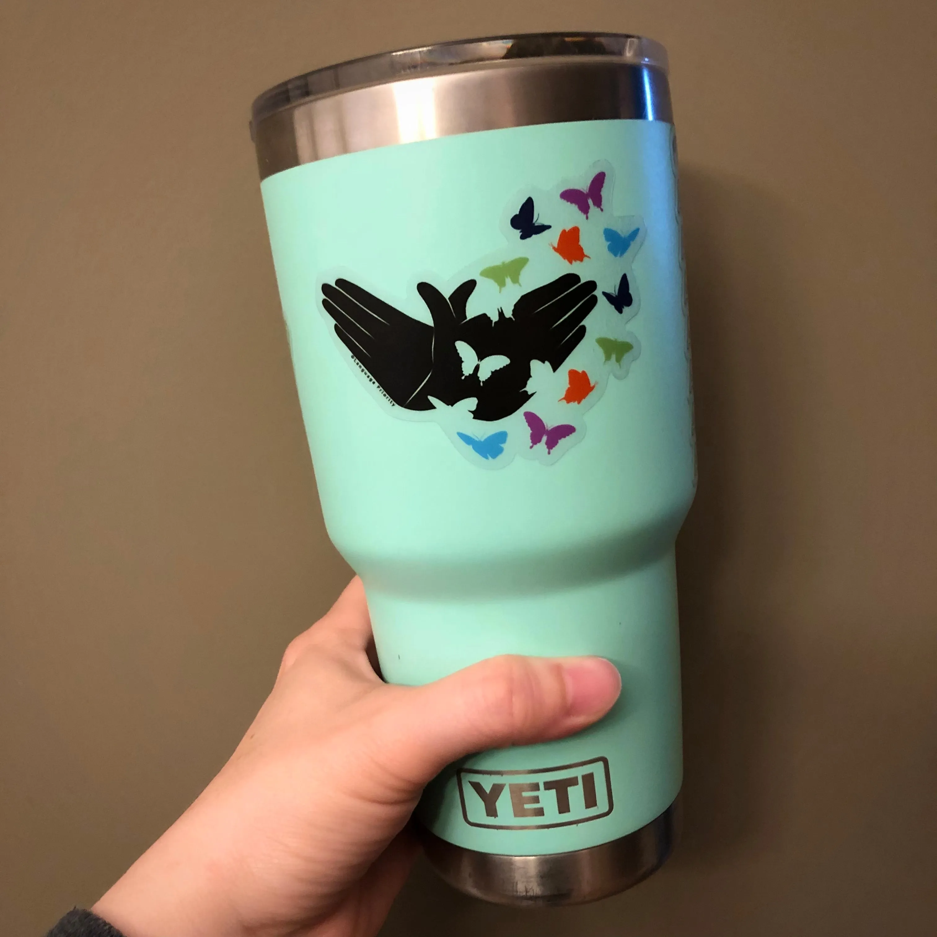 BUTTERFLY Sticker (Clear)