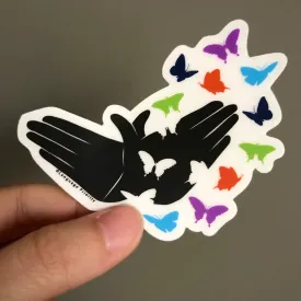 BUTTERFLY Sticker (Clear)