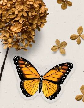 Butterfly Sticker - Sunset