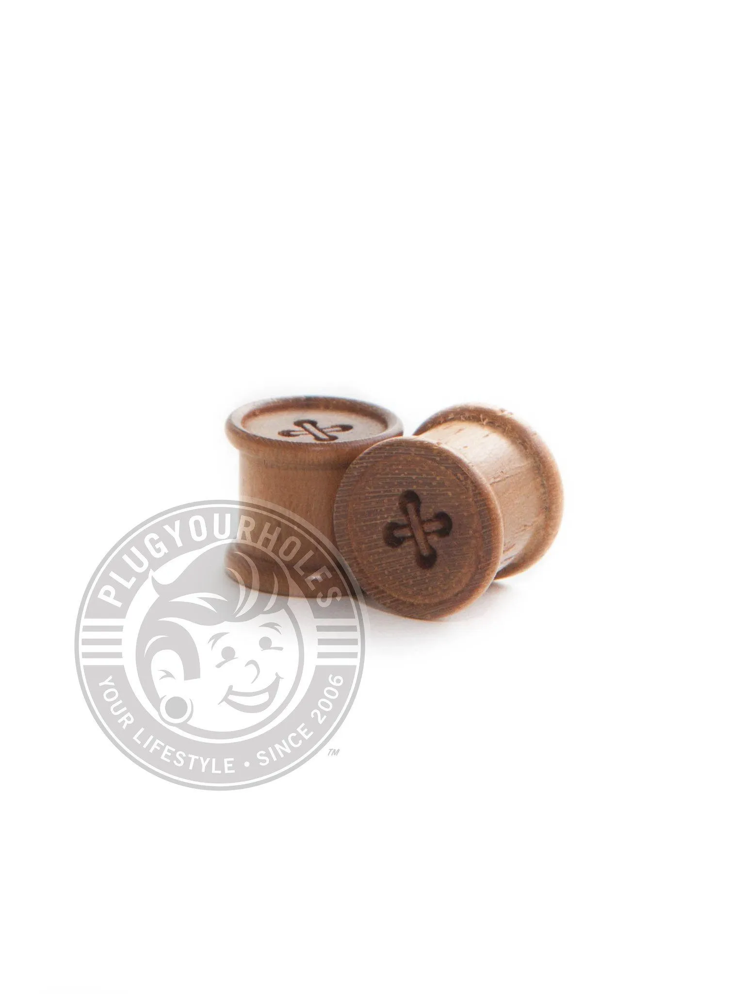 Button Teak Wood Plugs