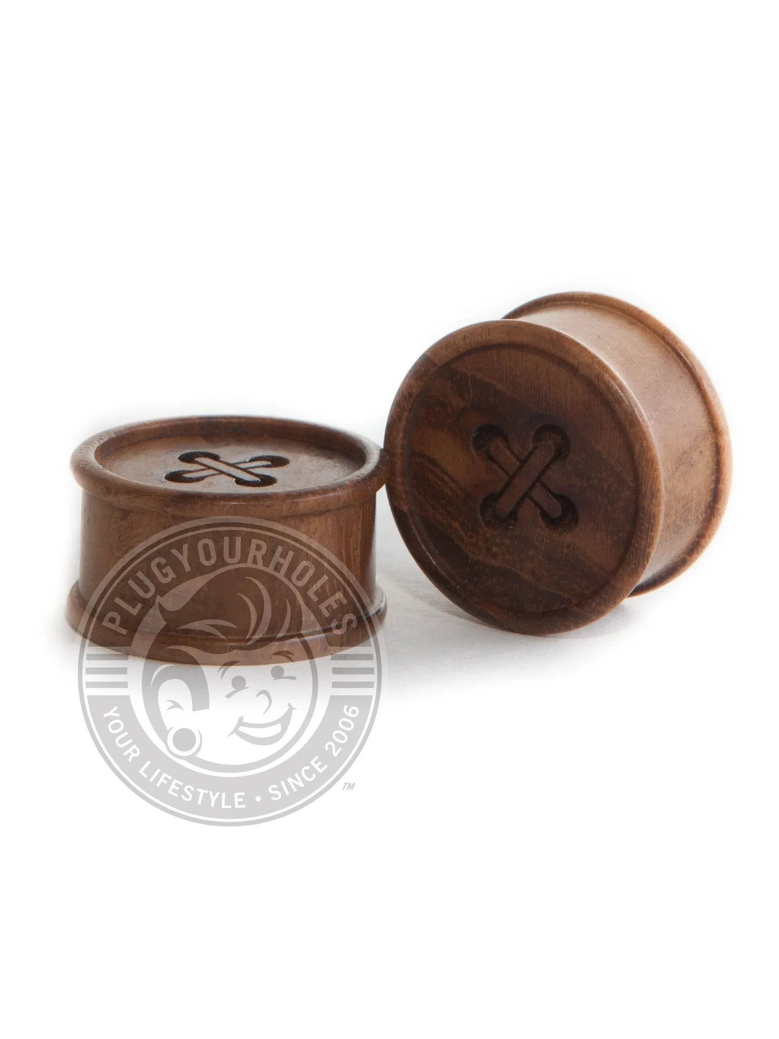Button Teak Wood Plugs