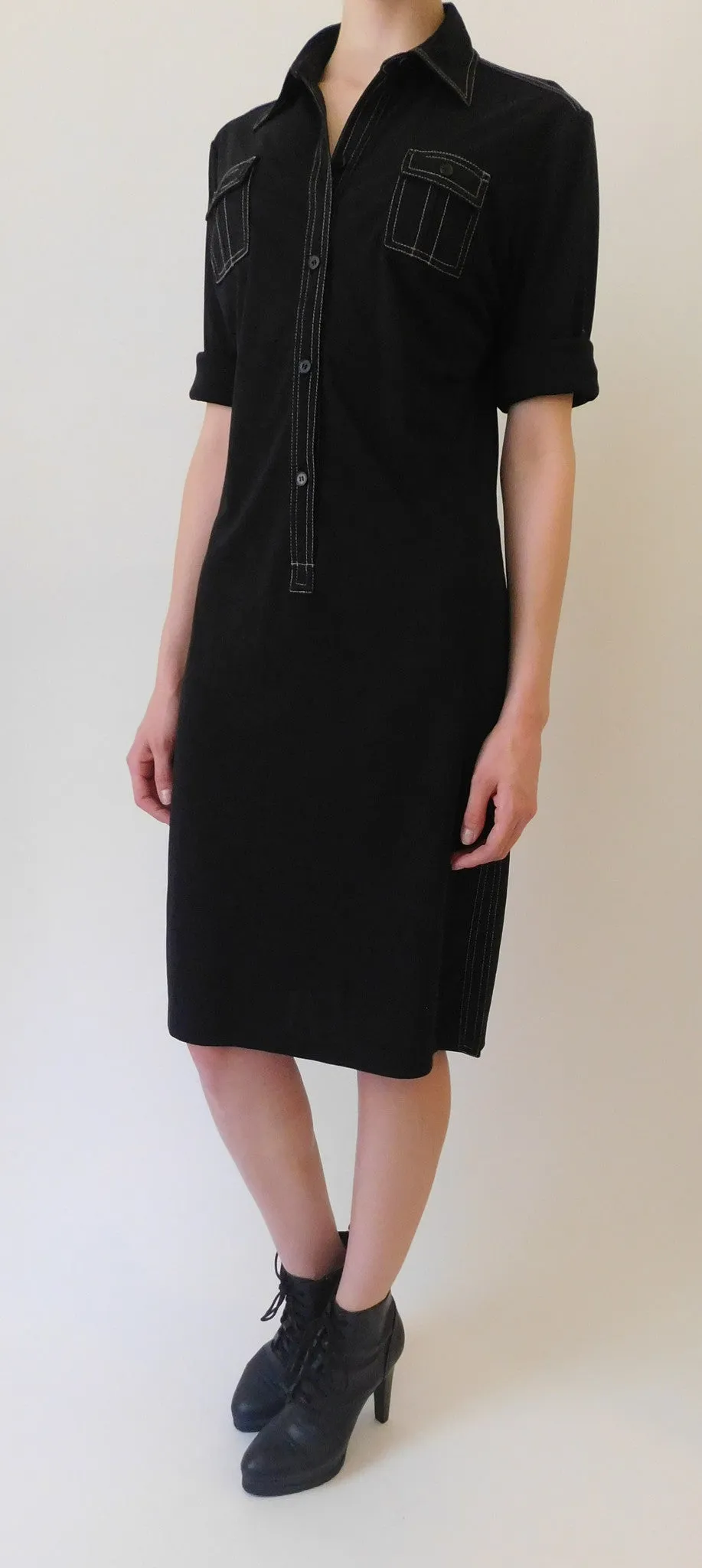Button-Up Express Dress
