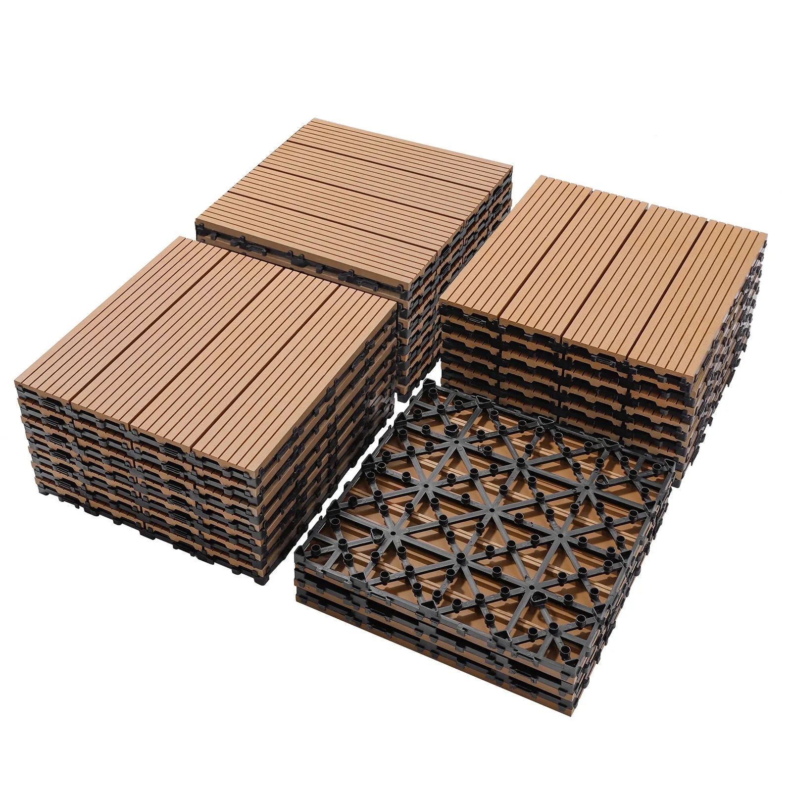 Composite Deck Tiles, Resist Rust, Water, Weather by Couch.com