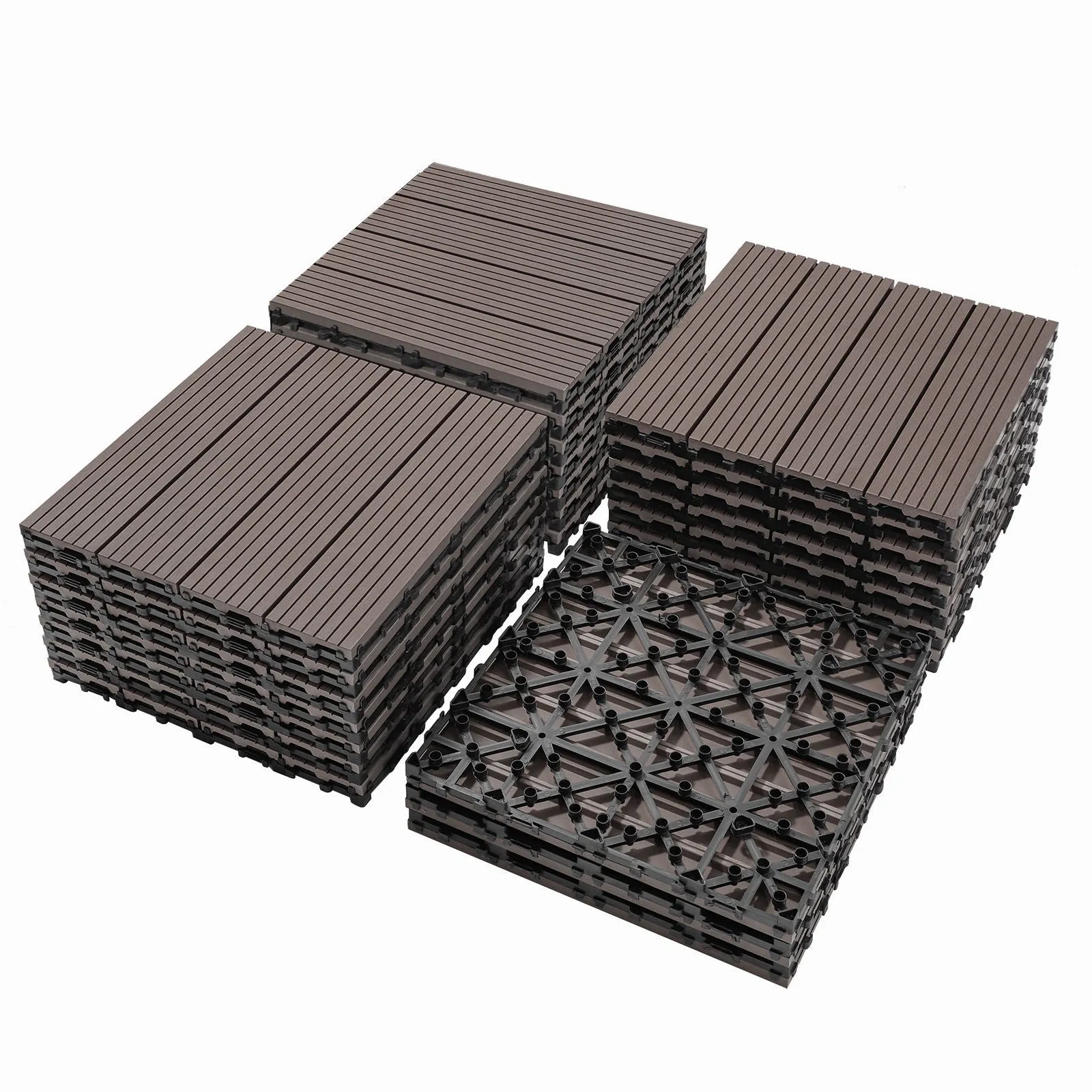 Composite Deck Tiles, Resist Rust, Water, Weather by Couch.com