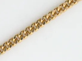 CURB - 19.2k Portuguese Gold Curb Link Kids Bracelet
