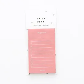 Daily Planner Sticky Notes Red