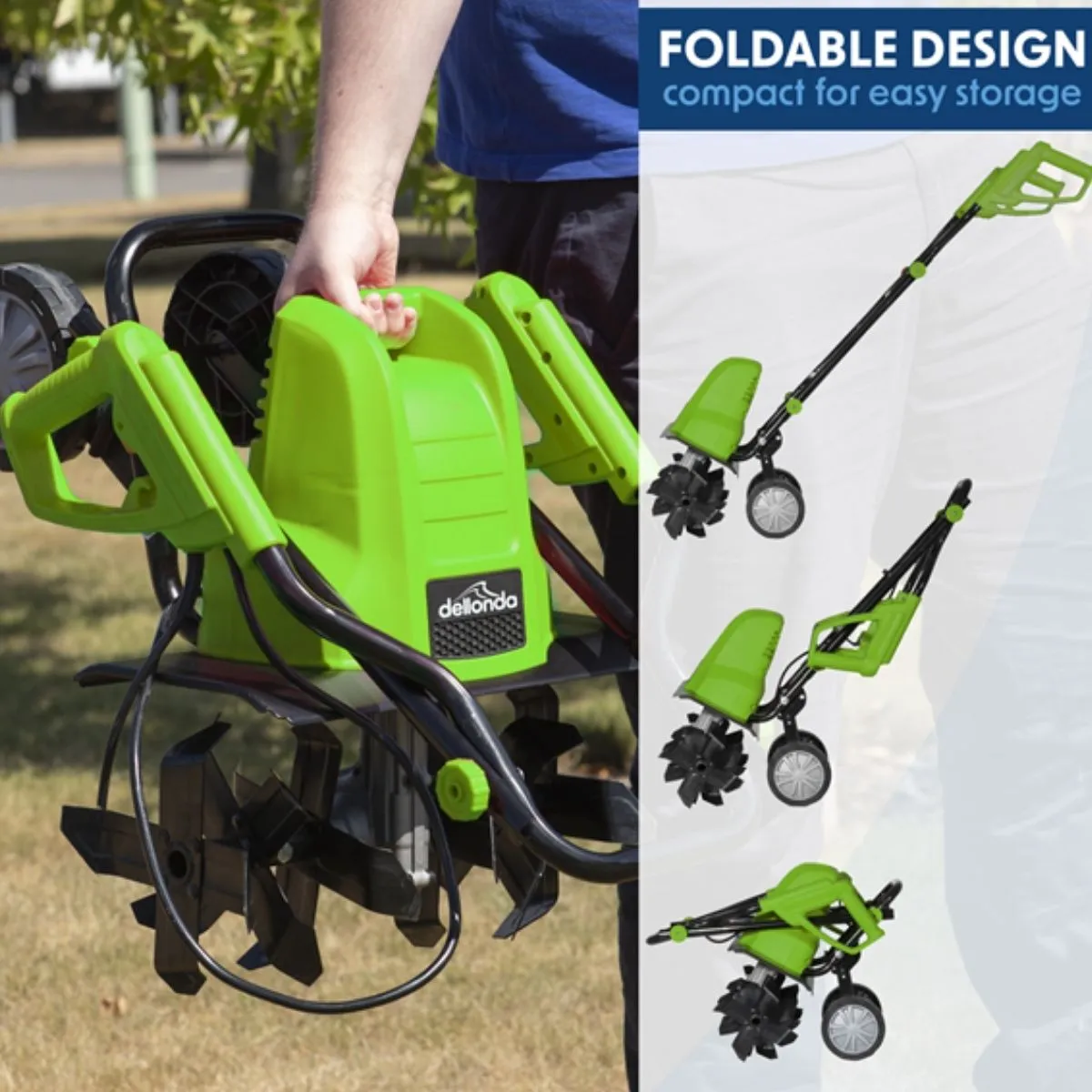 Dellonda DG217 Electric Tiller/Cultivator 230V/1500W