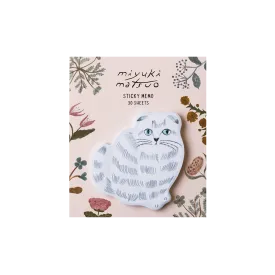Die Cut Sticky Notes - Cat Pink