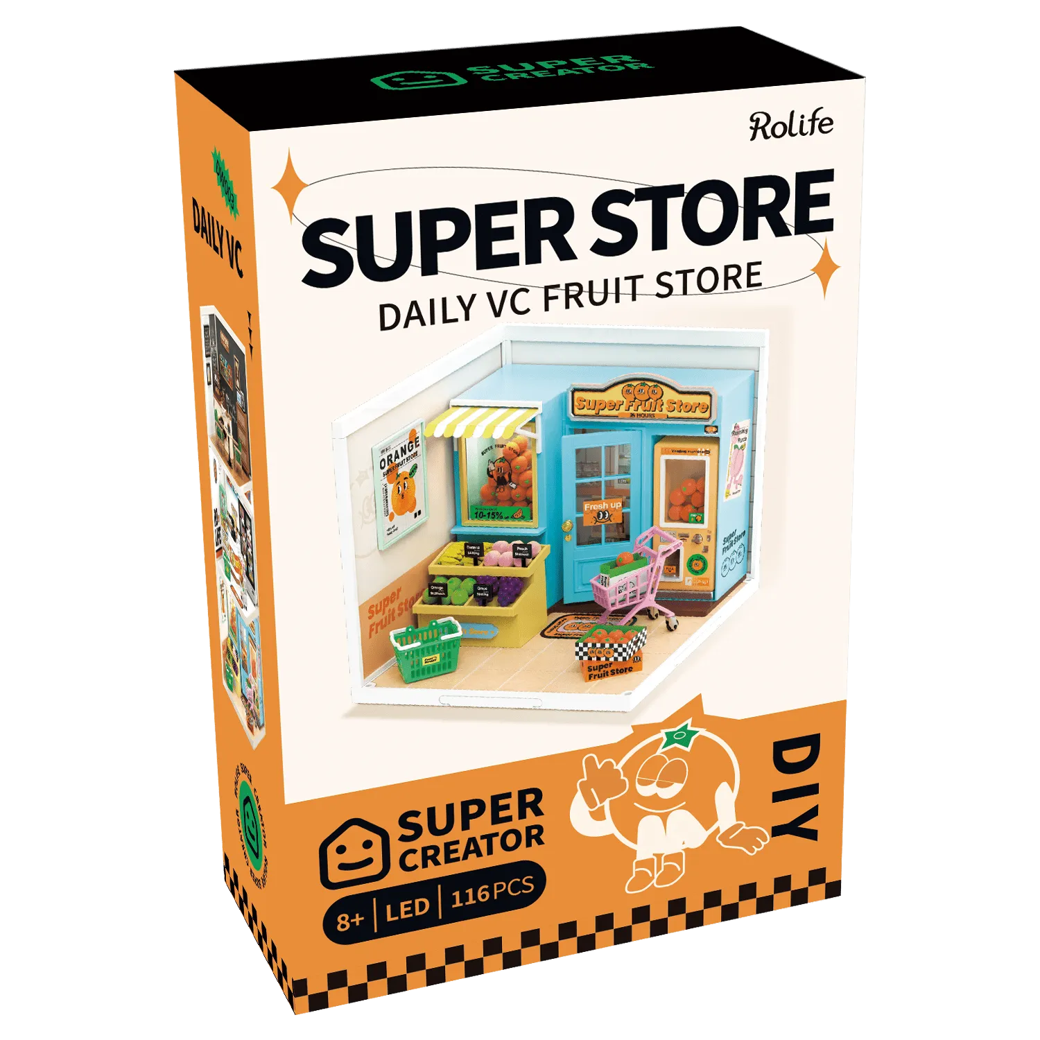 DIY Miniature House Kit: Daily VC Fruit Store