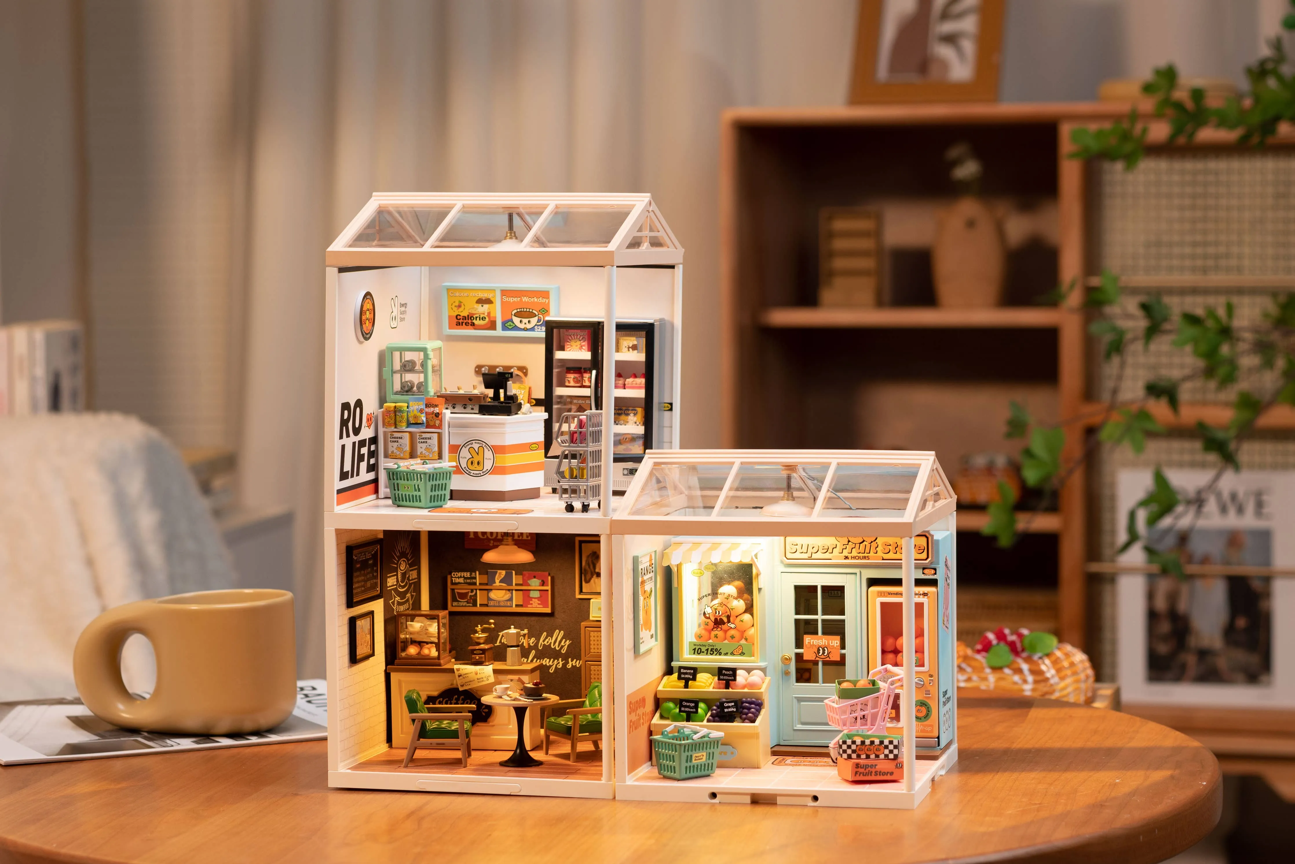 DIY Miniature House Kit: Daily VC Fruit Store