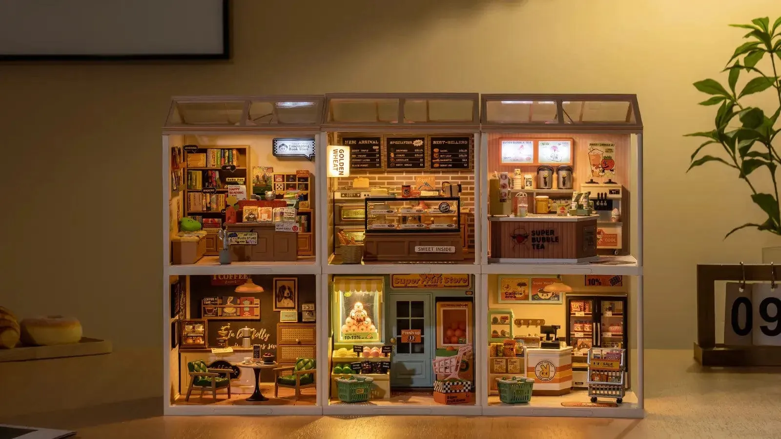 DIY Miniature House Kit: Daily VC Fruit Store