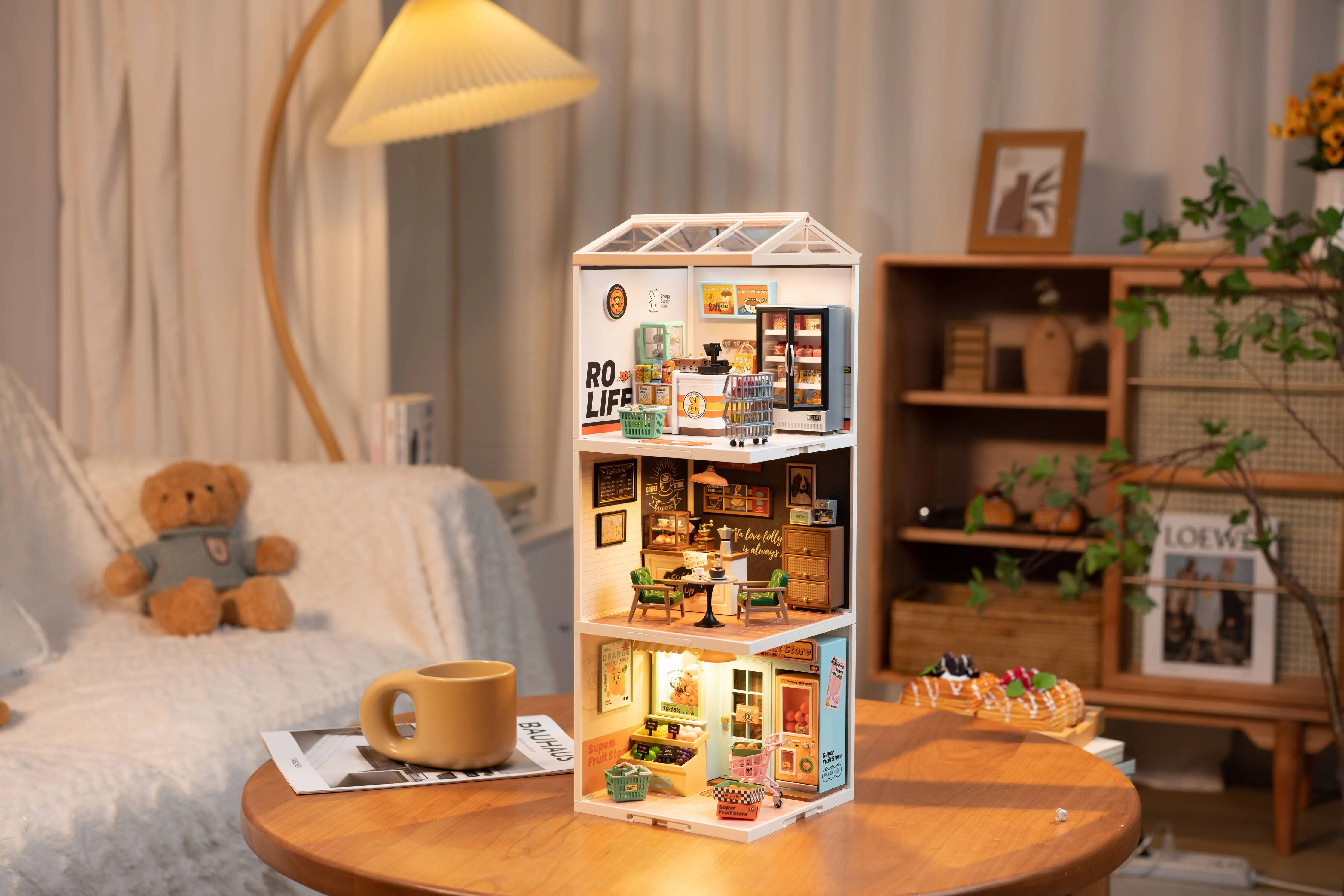DIY Miniature House Kit: Daily VC Fruit Store