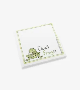 Don't Forget Frog Sticky Note