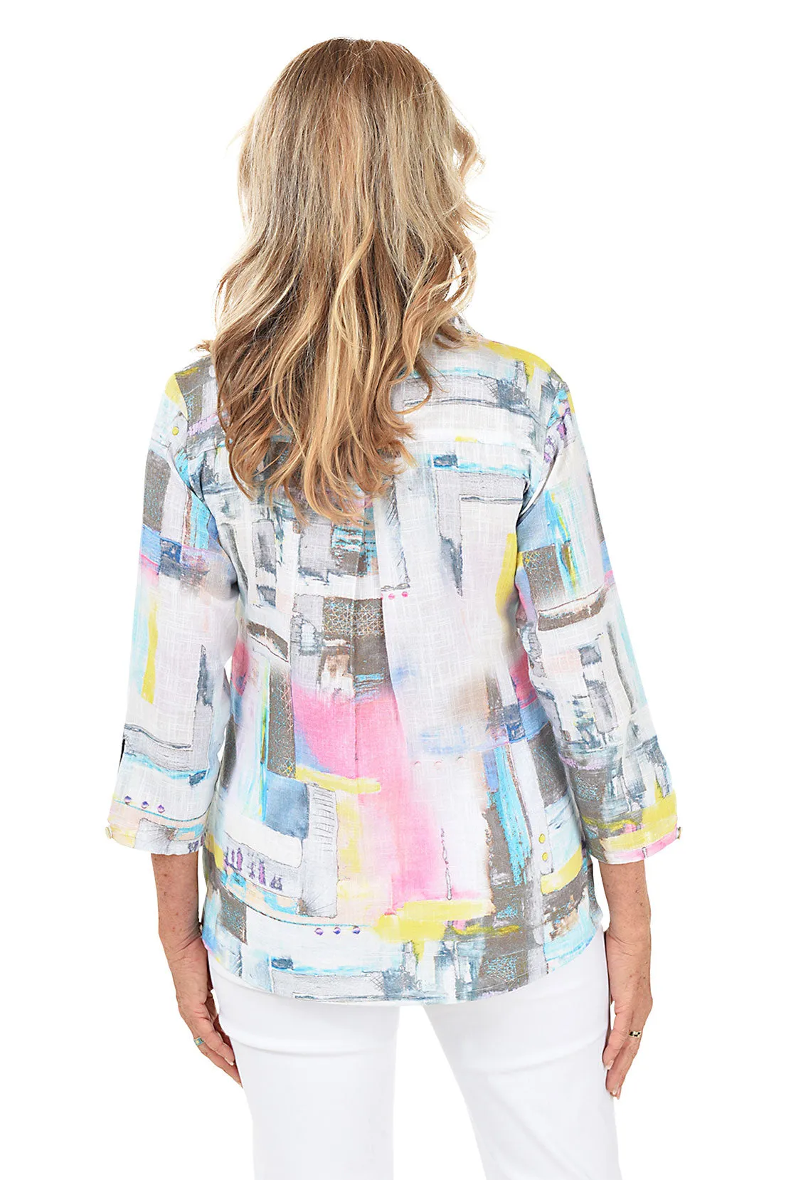 Erica Gauze Button-Front Shirt