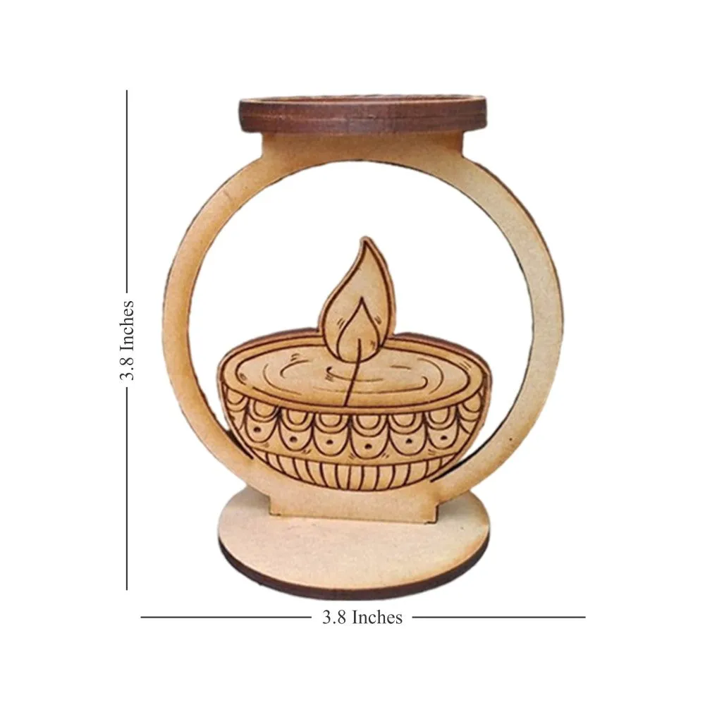 Festive Glow DIY diya stand painting kit-  – Craft Your Own Festival Magic!