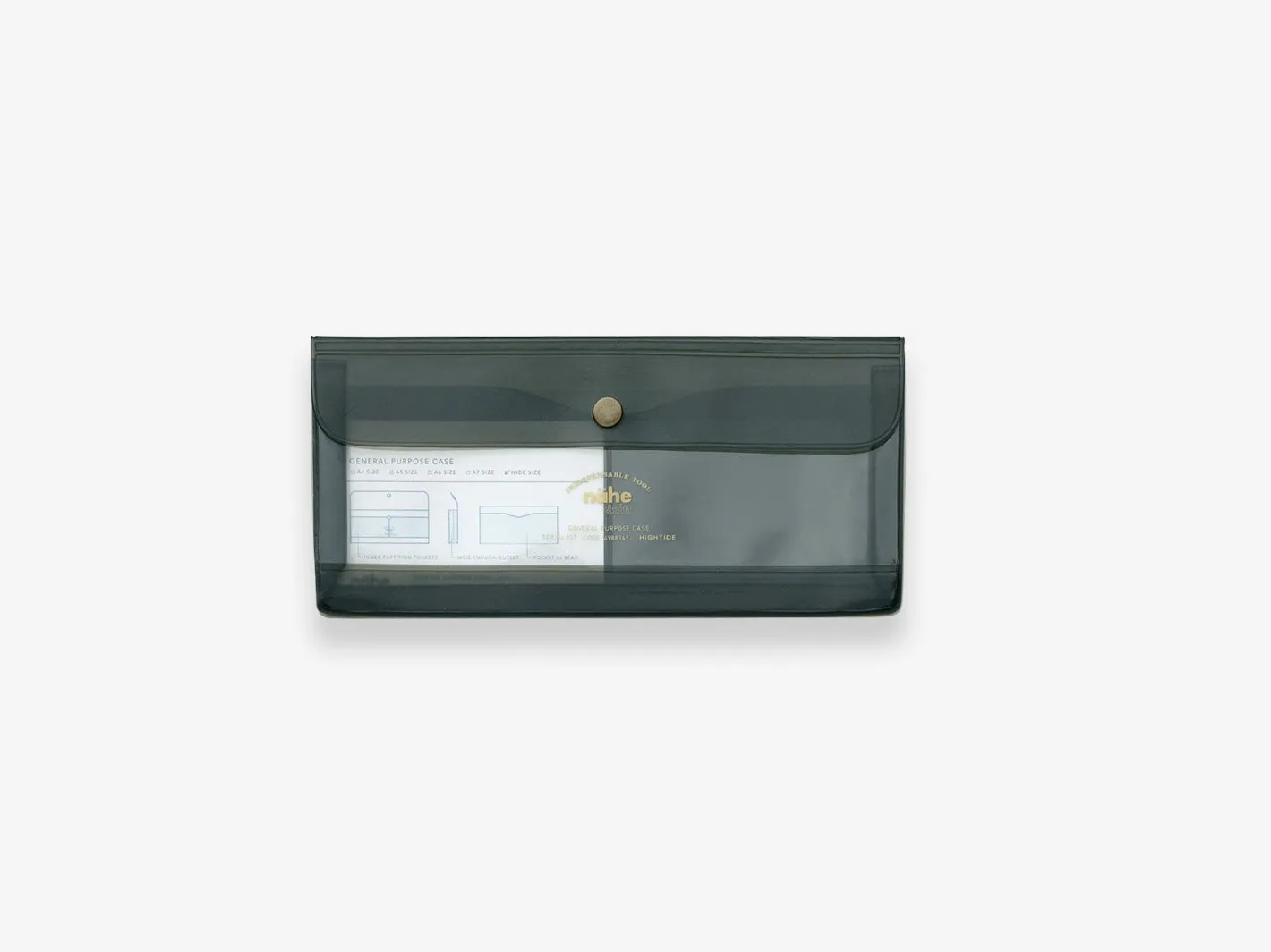 General Purpose Case Wide Clear Grey