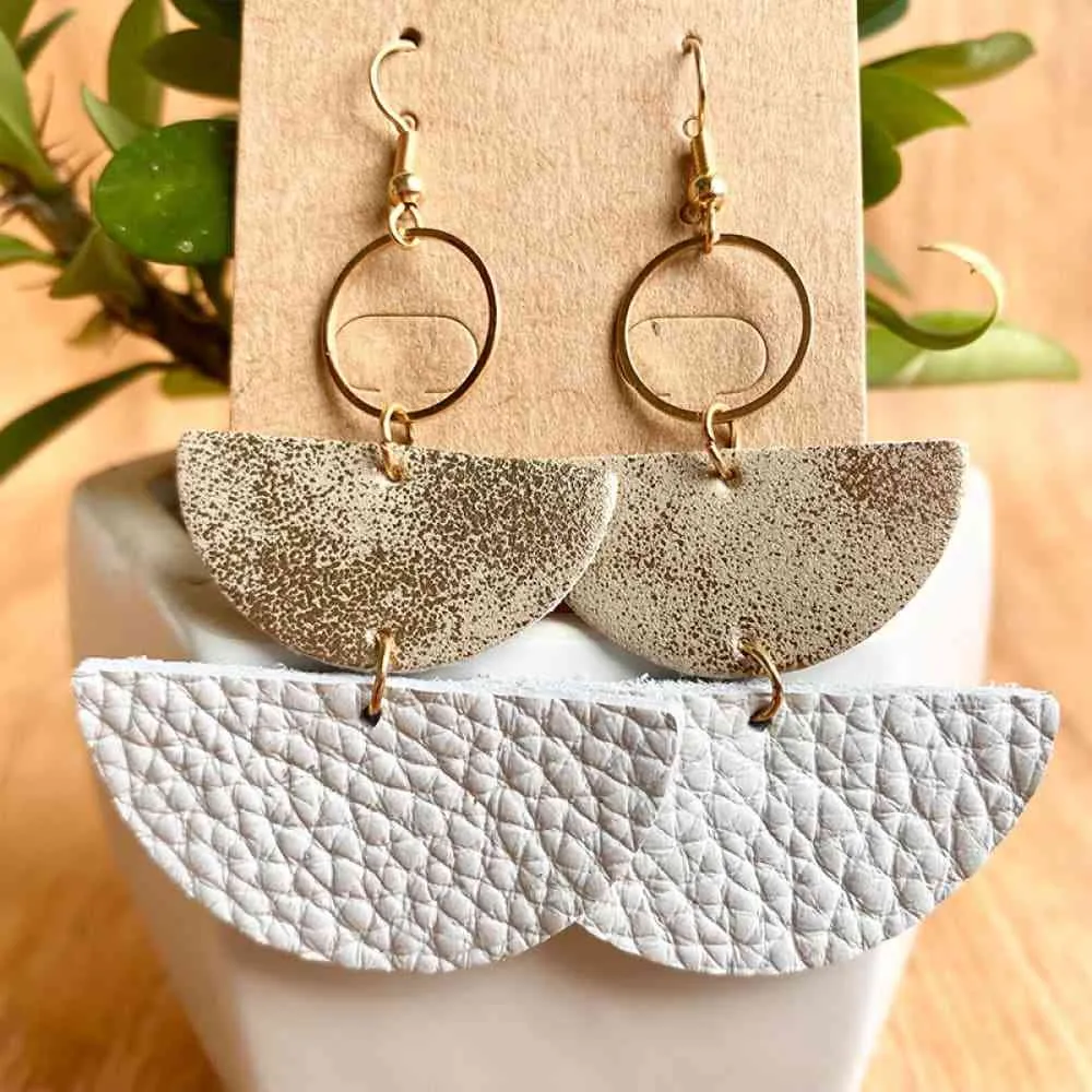 Geometrical Shape Dangle Earrings