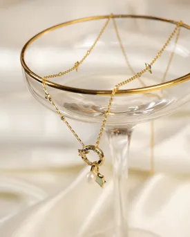 Gold Kyoto & Pearl Set