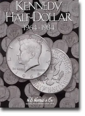 Harris Folder: Kennedy Half Dollars #1 1964-1984 #2696