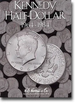 Harris Folder: Kennedy Half Dollars #1 1964-1984 #2696
