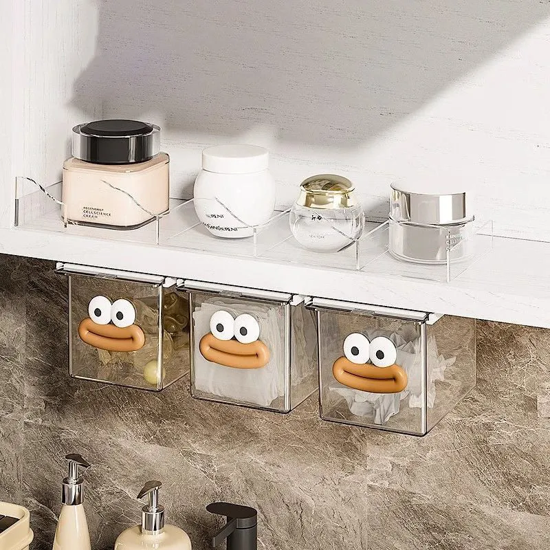 Hidden Drawer Storage Box Under Desk Drawer