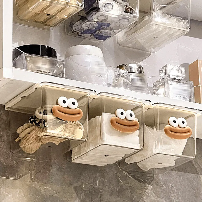 Hidden Drawer Storage Box Under Desk Drawer