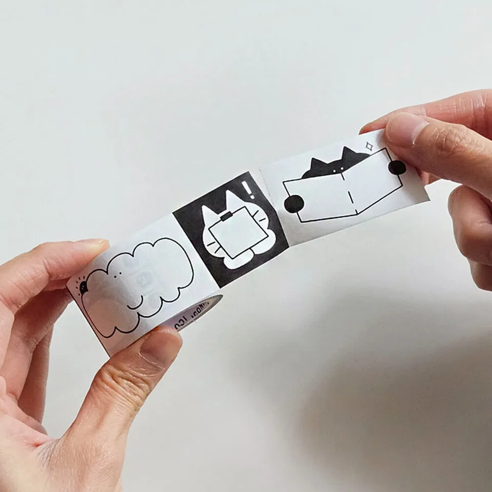 Iconic Doodle Sticky Memo Roll