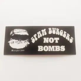 Insight "Spam Burgers Not Bombs" Skateboard Sticker
