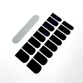 Jet Black Nail Decals