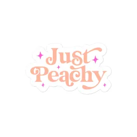Just Peachy Sticker