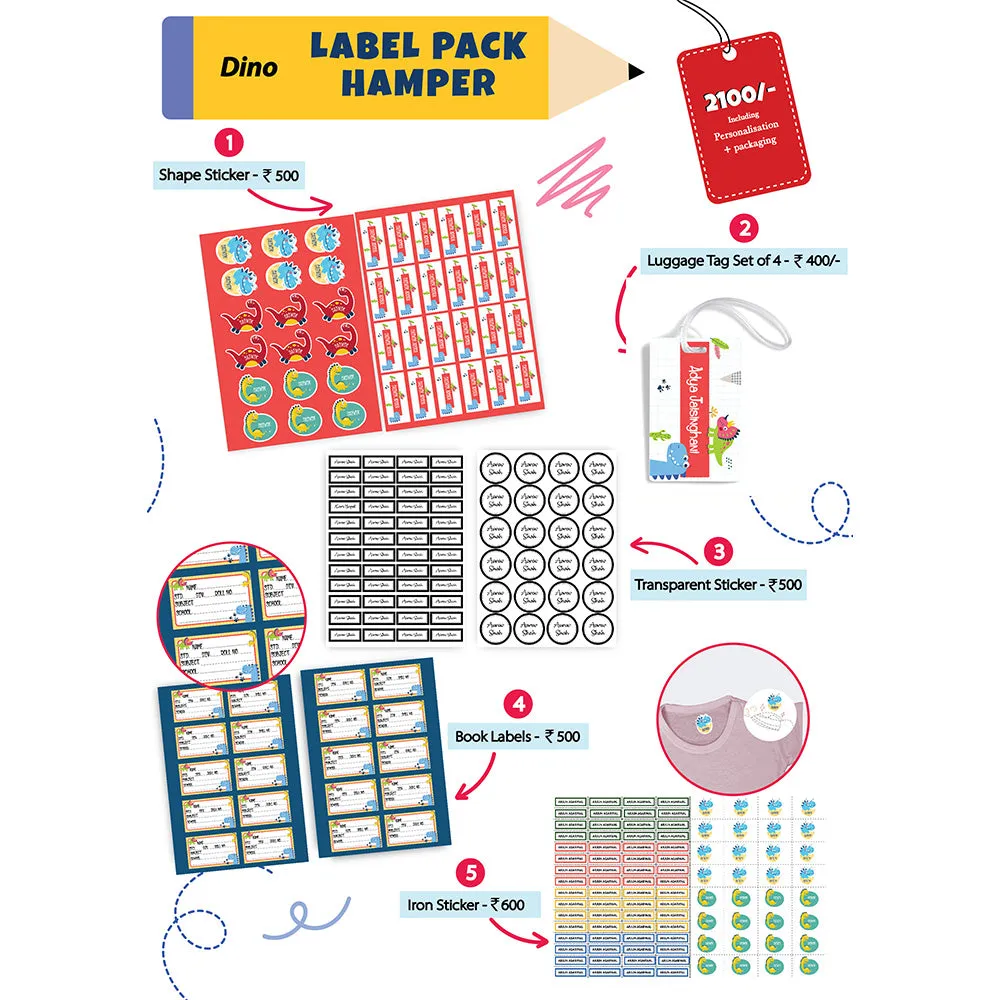 Label Pack Hamper- Boys - Dinosaur