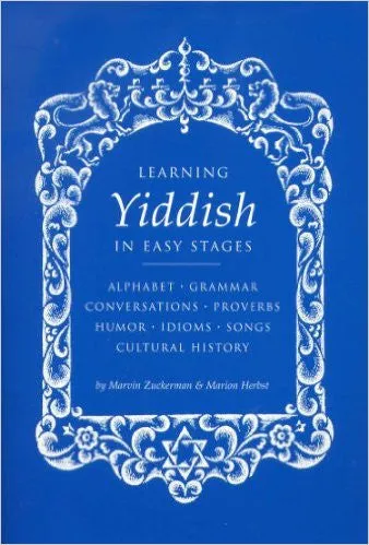 Learning Yiddish in Easy Stages  BOOK  by Marvin Zuckerman & Marion Herbst