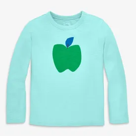 Long sleeve apple tee